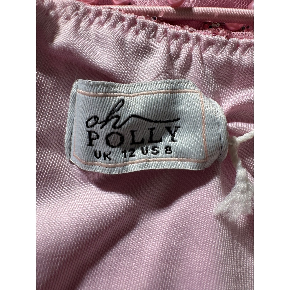 Oh Polly Pink Sequin Mini Dress - Picture 8 of 9